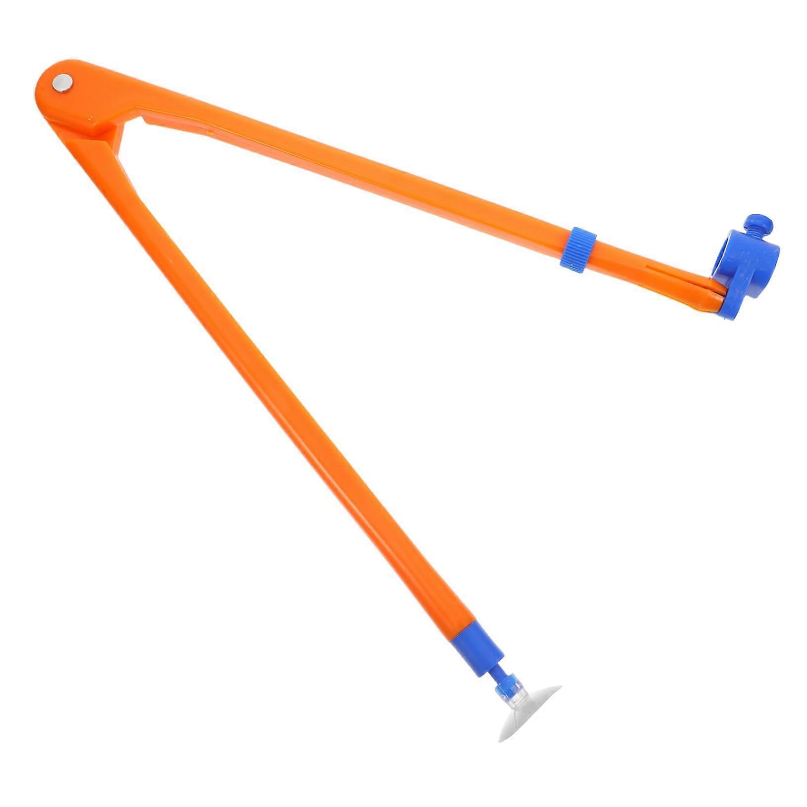 Plastic Compass Maths Item Navigation Compass Math Geometry Compass Woodworking Compass Demonstration Compass Compass Tool for Woodworking ABS Orange