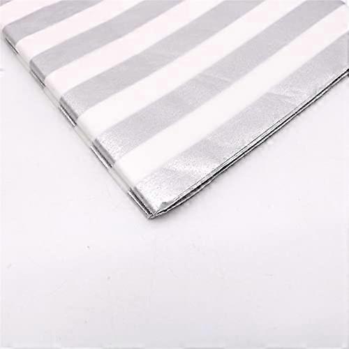 Paper Gift Wrap For Christmas Series - Snowflake Floral Bouquet Pattern, Copy Paper Compatible, Silver Line