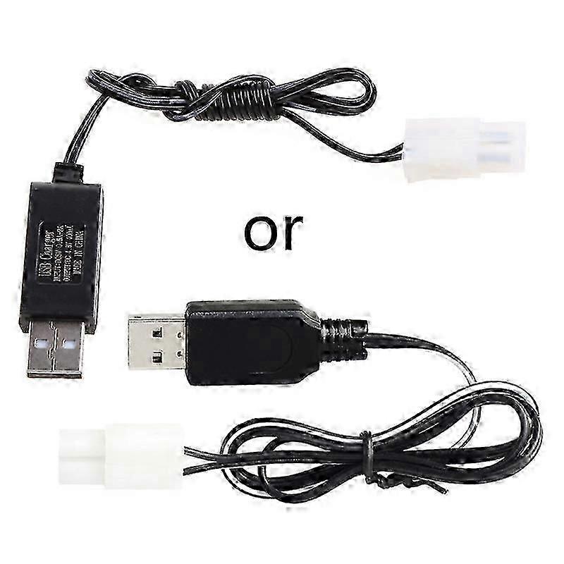 4,8V NiCD / NiMH batteri USB-lader 200mA for RC bilbåt for tankleker hwy