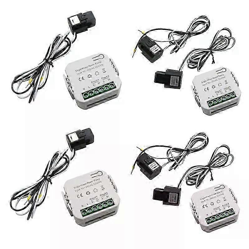 200A/120A Tuya App Smart Two-Way Bilateral Wifi Energy Meter AC110V 220V With Clamp CT Kwh Power Electricity Consumption Meter