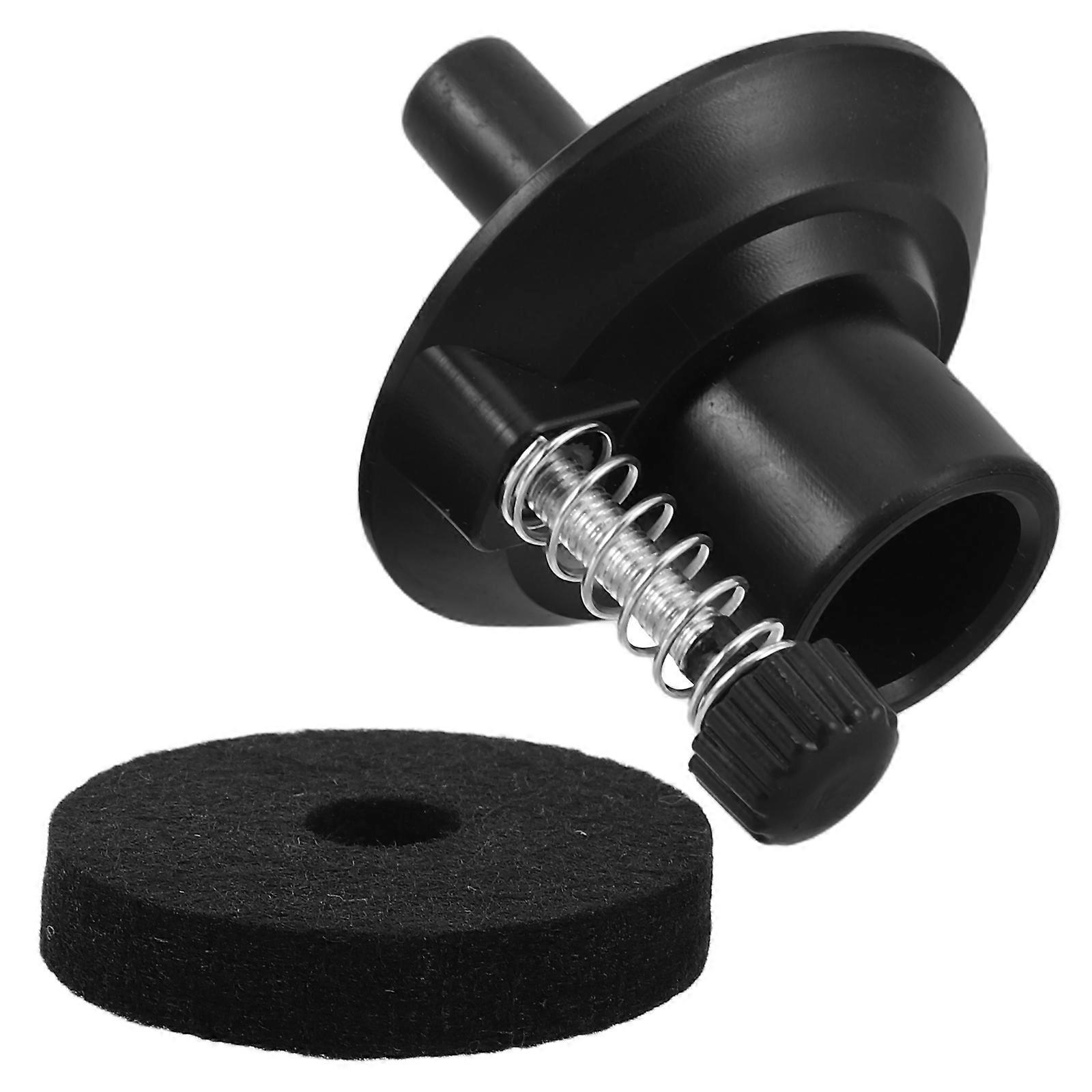 Drum Cymbal Stand Sleeves with Felt Pads and Plastic Bracket – Durable, Lightweight Replacement Accessories for Portable Drum Set Use