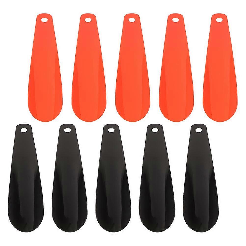 Compact Plastic Shoehorns for Shoes Assorted Color Lightweight Travel Friendly