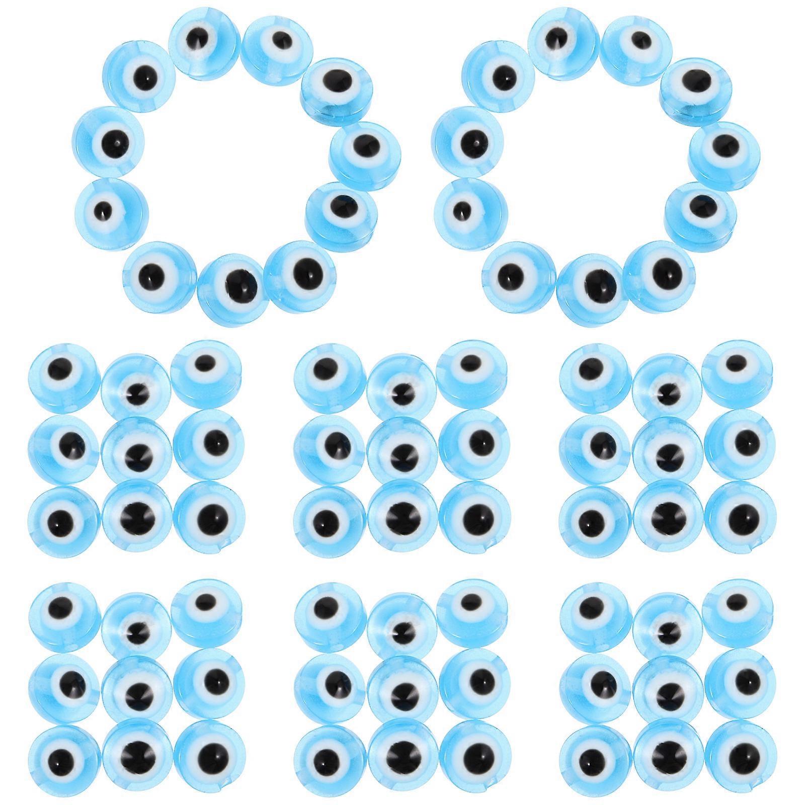 100pcs Blue Plastic Pendant Charms for Jewelry Making with Unique Design and Durable Material
