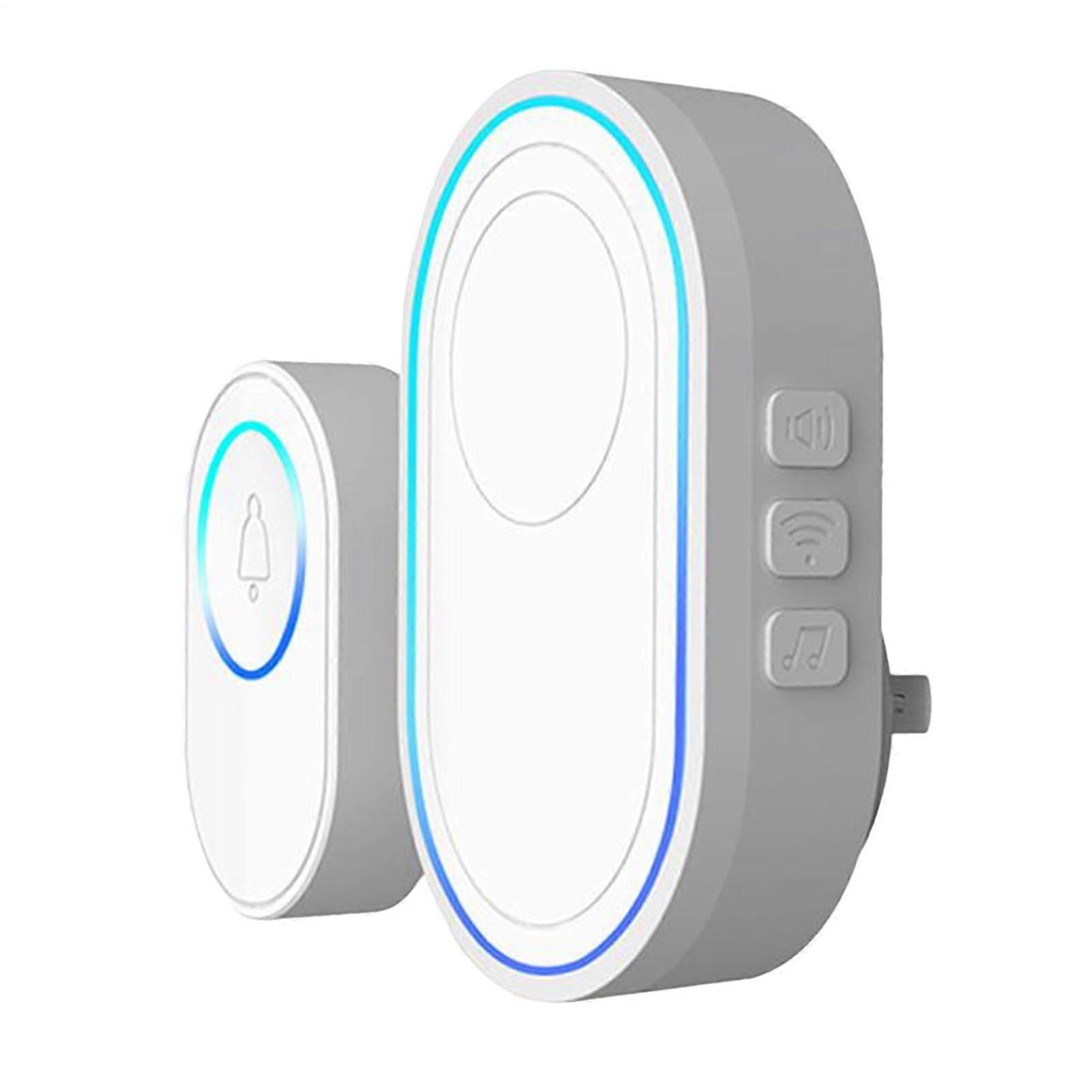 Wireless Doorbell  Sensor Entry Alarm with Motion Detection, Smart Wireless Doorbell System with Burglar Alarm for Home, , Store