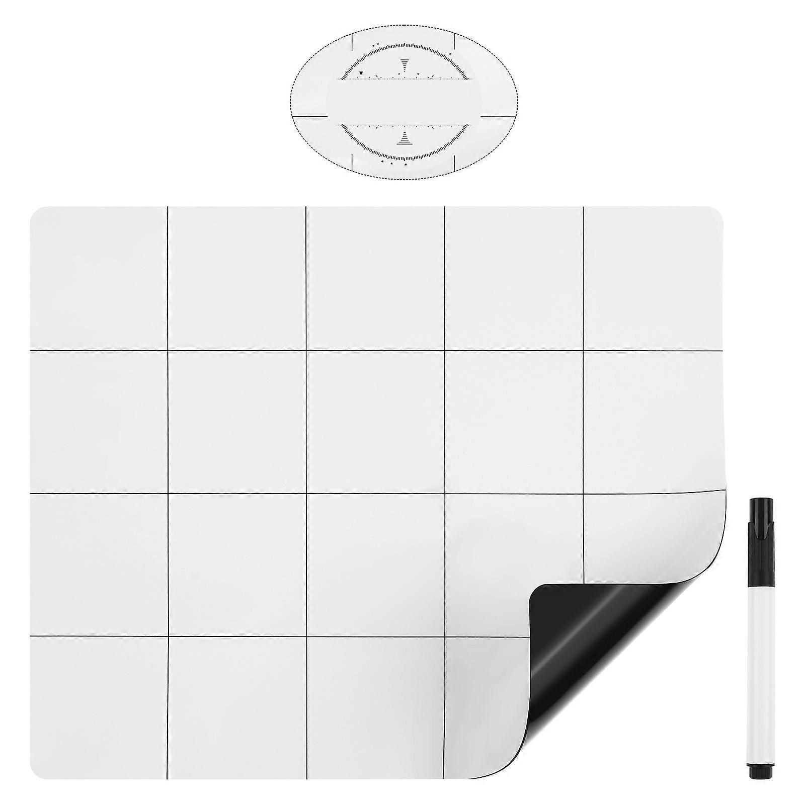 1 Set Magnetic Work Mat with Pen Rewritable Note Pad for Electronics Repair