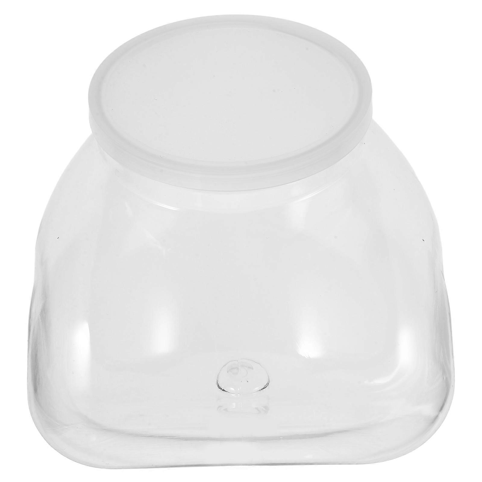 Plastic Candy Jars With Lids For Home Users And Diy Enthusiasts 3000 ML Transparent Material Pouring Function 1Set