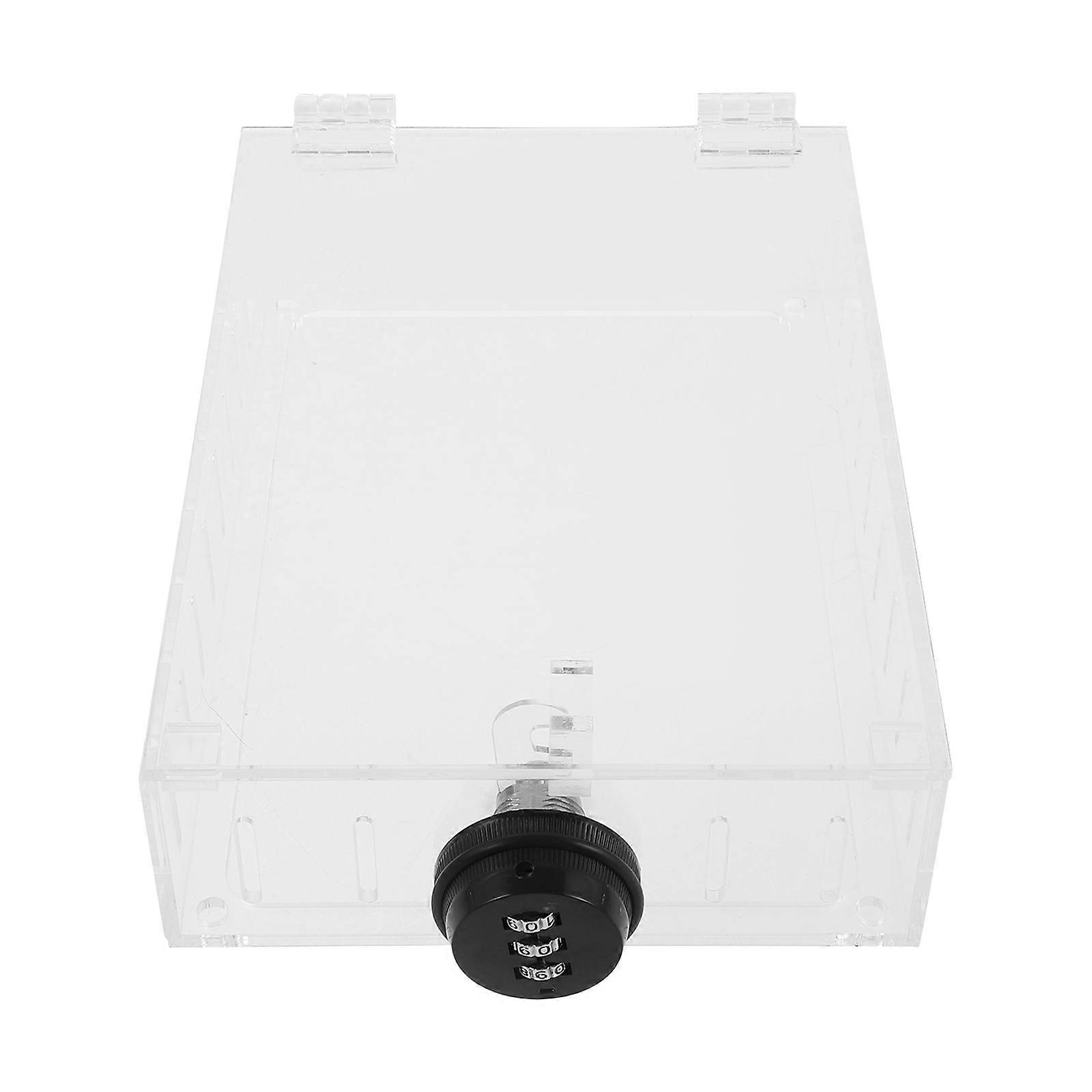 Universal Thermostat Guard with Lock Clear Acrylic Wall Mounted Protection Case for Thermostats