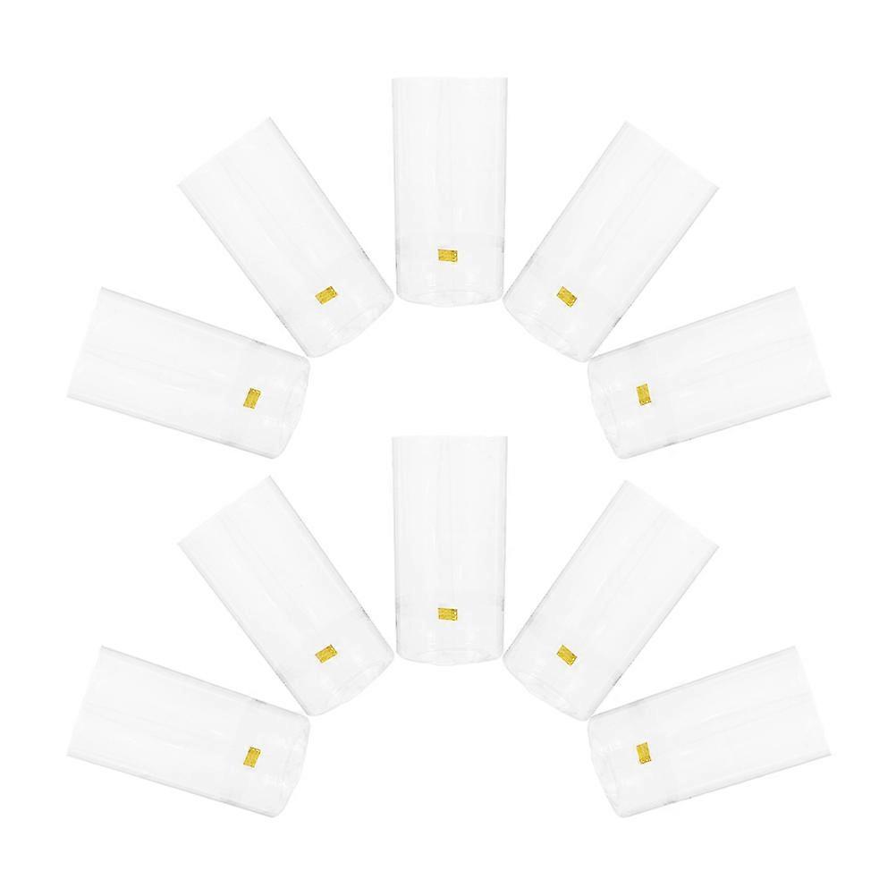 Shrink Caps with Excellent Sealing Effect for Storage Use Transparent Plastic 100PCS
