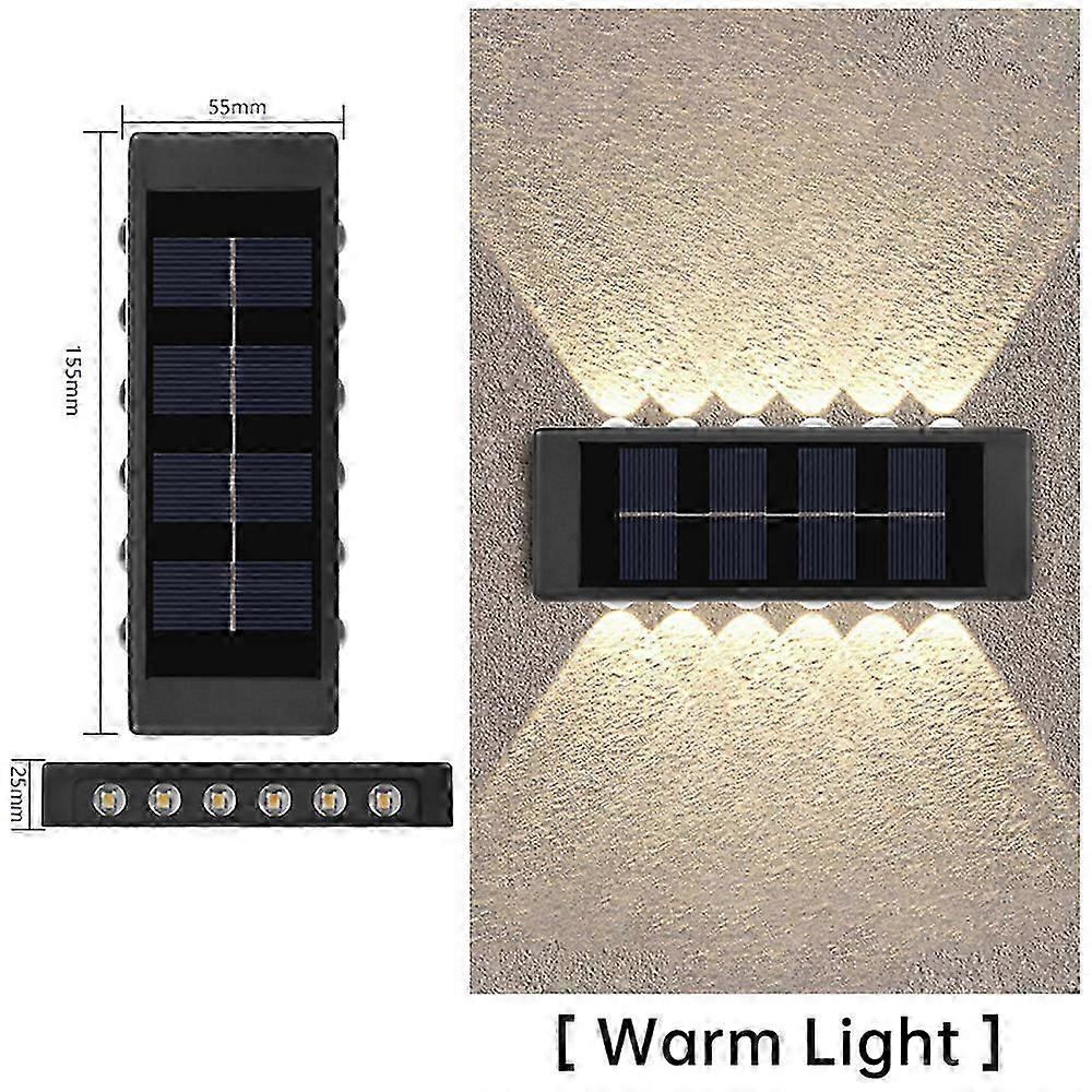 4xソーラー8LEDデッキライトパスガーデンパティオパスウェイ階段ステップフェンスランプ屋外