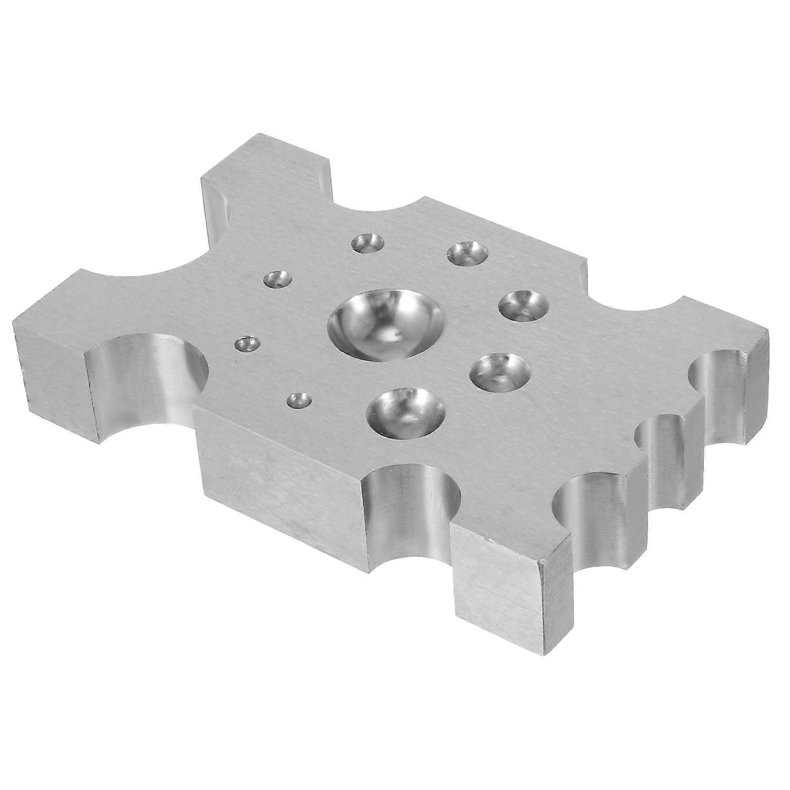 1Pack Jewelry Processing Tool Hole Puncher For Jewelry Makers With Irregular Shape Grey Design Perfect For Professional Use