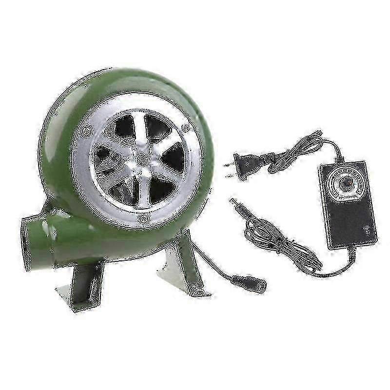 מפוח מנגל עוצמתי ארובת פחם Starter מאוורר מנגל, מאוורר מעשנה ברזל מפוח חשמלי Ac100-240v 2900rpm מתכוונןהנחיה