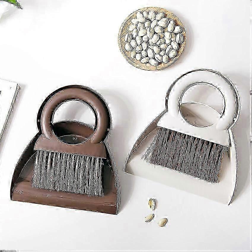 Mini Table Cleaning Brush and Dustpan Set for Desktop Sweeping and Dust Removal