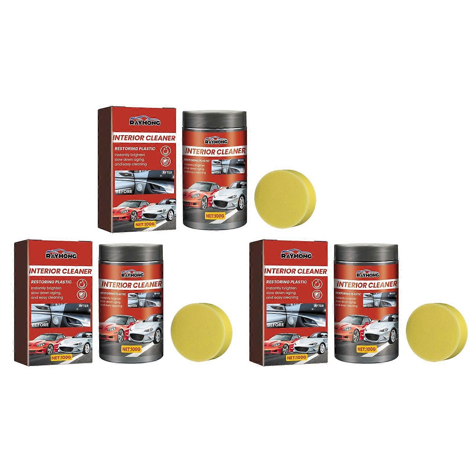 Car Interior Dashboard Cleaner & Restorer - Effective Auto Detailing Paste for Polishing, Protecting, and Restoring Shine for Pristine Vehicle Interio