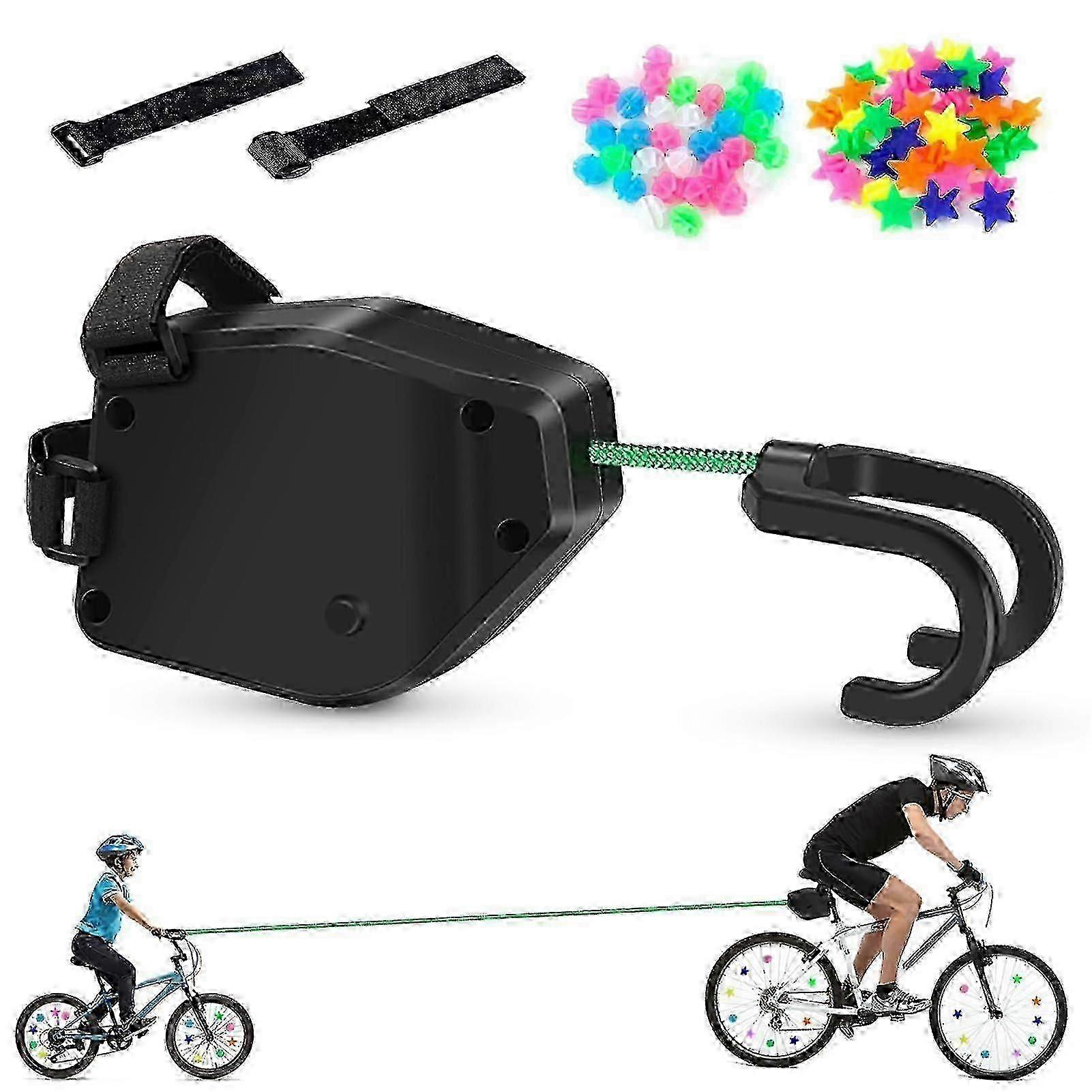2.5m Bicycle Tow Rope with 71 Beads for Parent-Child Cycling Safety