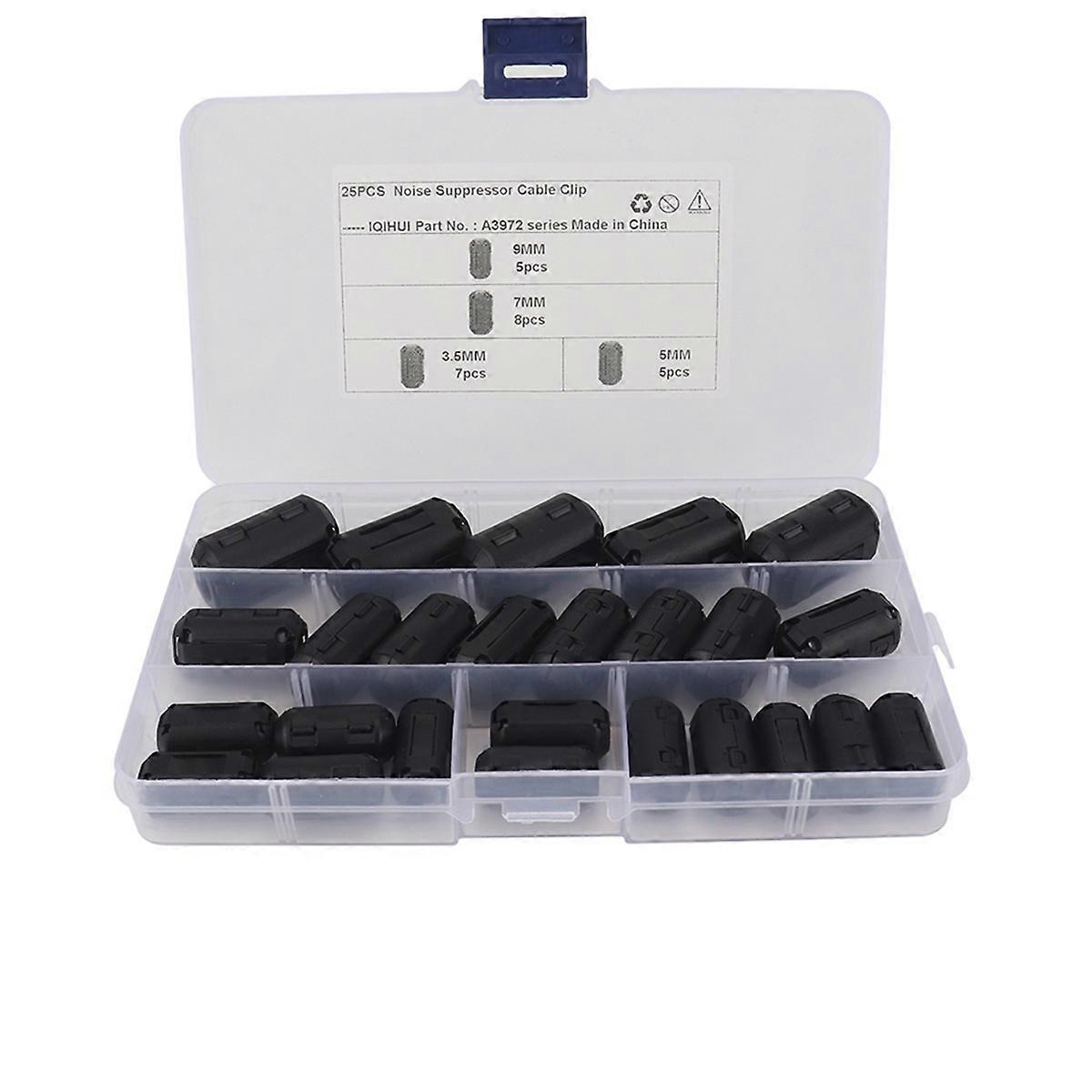 Anti-Interference Degaussing Ring Detachable Filter Magnetic Ring Inner Diameter 3.5-9mm