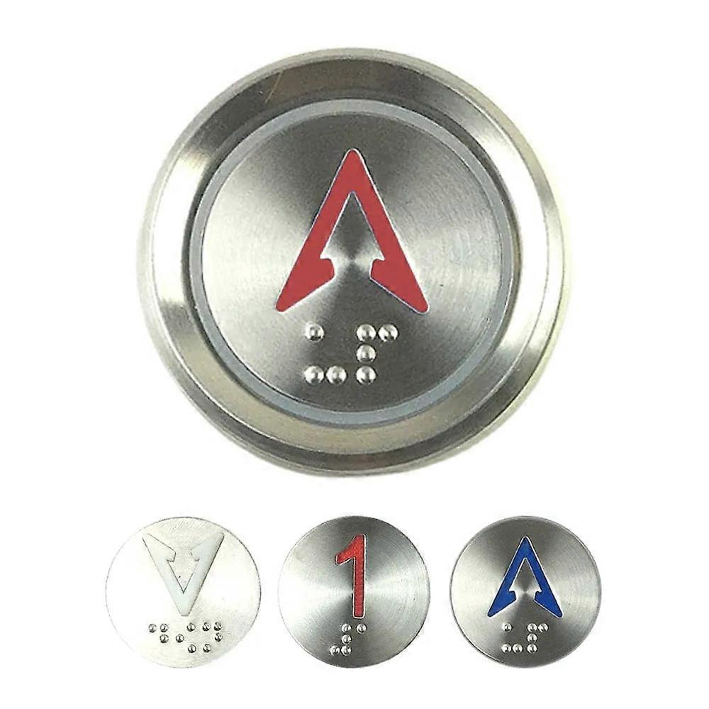 Bst Button A4j13389 Universal (alarm) Red Konvex