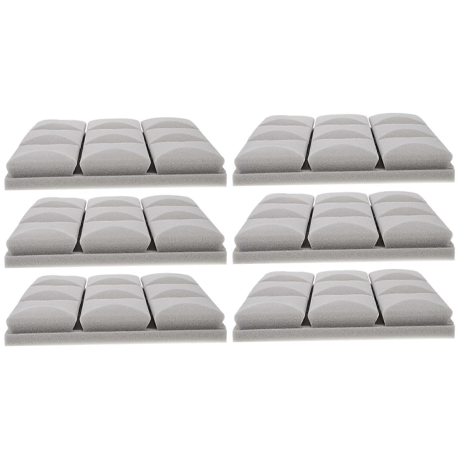 Acoustic Panels Sound Absorbing 6Set For Drum .79X11.79X1.57IN Noise Reduction Ideal For Professional Movie Theaters