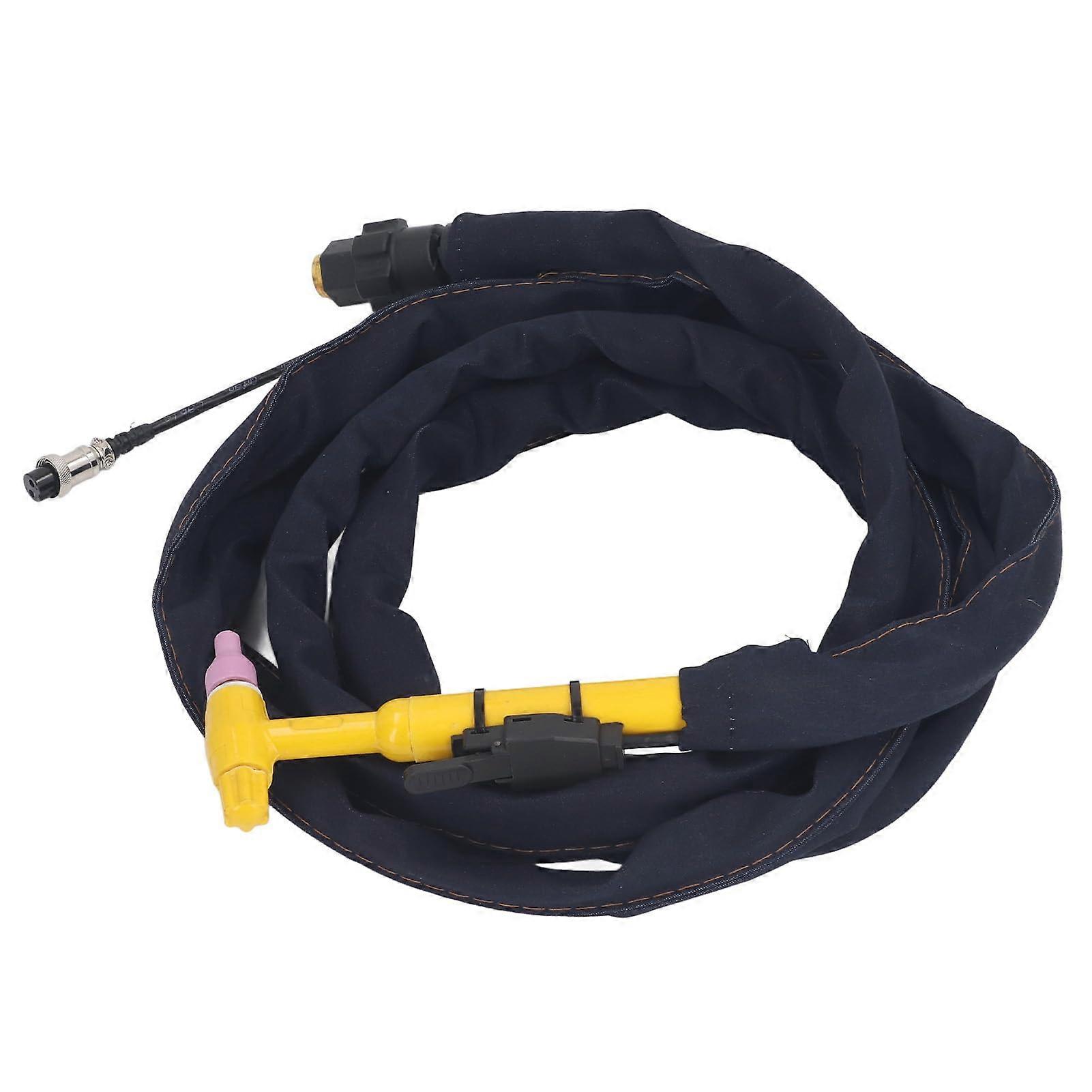 QQ150A 4m TIG Torch Kit, Stable Performance Fireproof TIG Gun with Complete Accessories