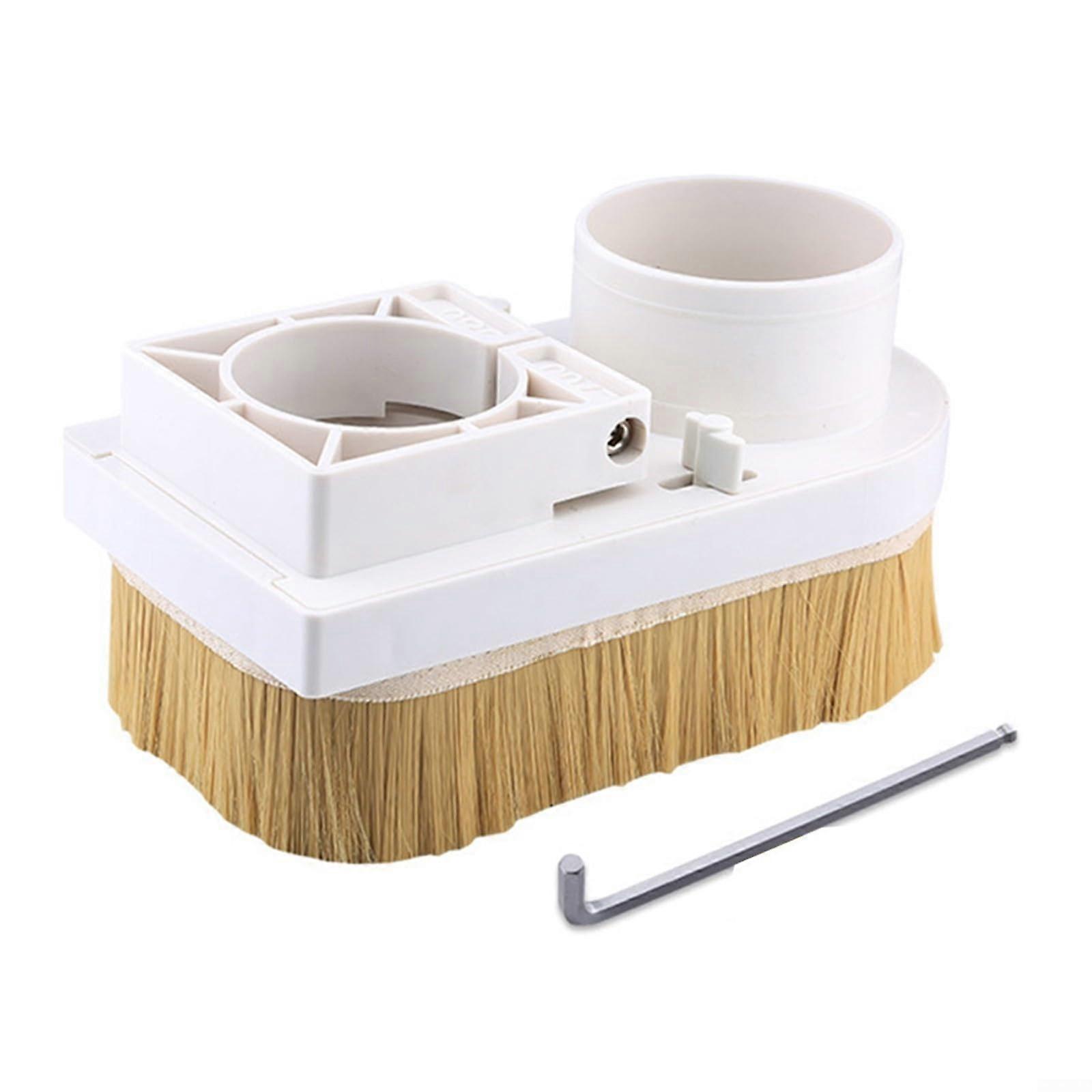 CNC Router Compatible Lightweight Vacuum Cover with Effective Dust Control for 100 mm Tools