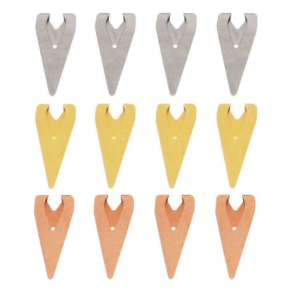 12 stuks Bookmaker Clips roestvrij staal Bookmaker Clips Retro Label Clips