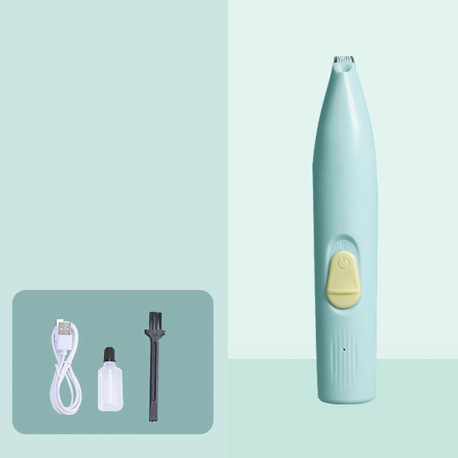 Dog Paw Trimmer with LED Light, Rechargeable Cordless Clippers for Pets