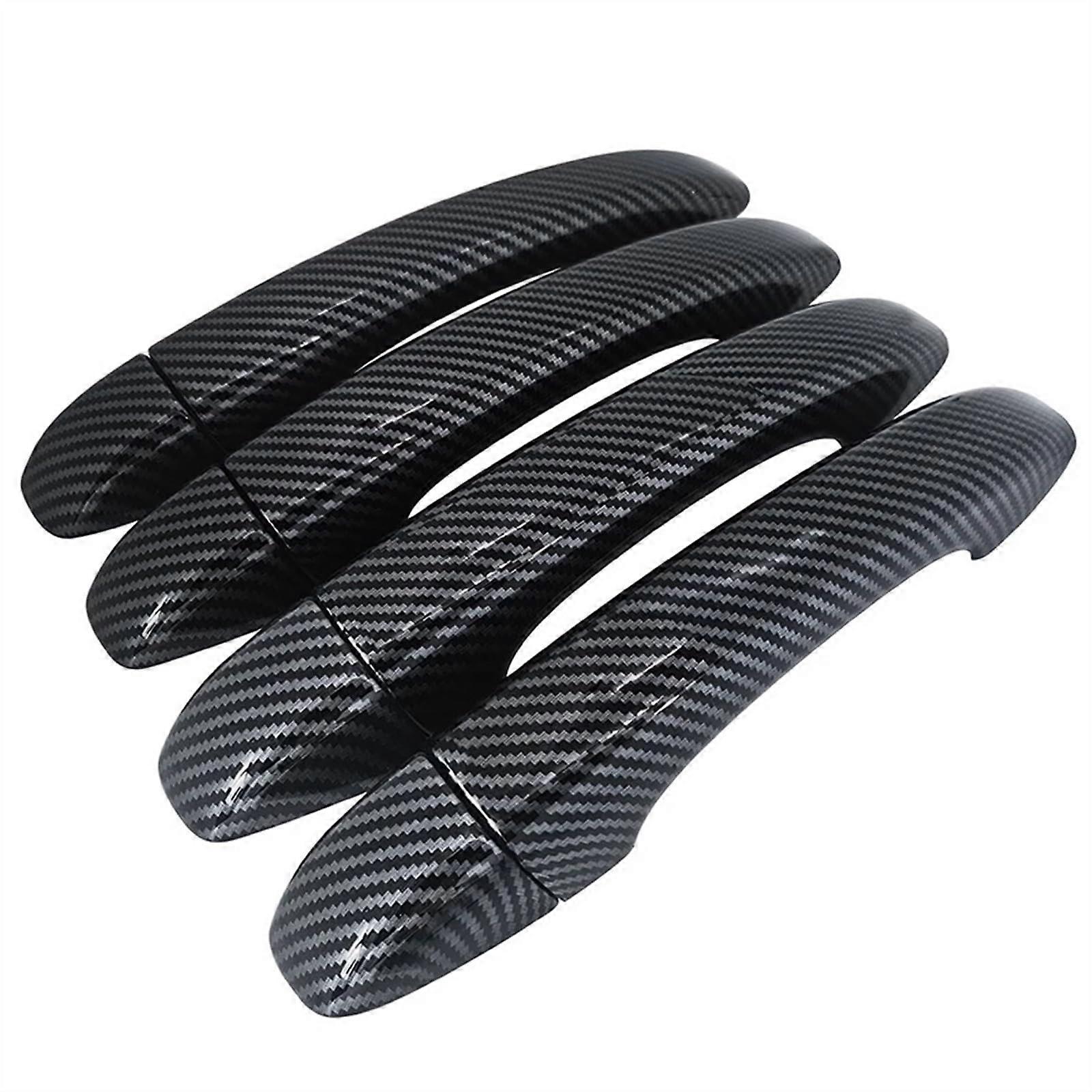 Door Handle Cover Compatible with Scenic 4 2016-2022 Carbon Fiber Decorative Outer Shell No Smart Button