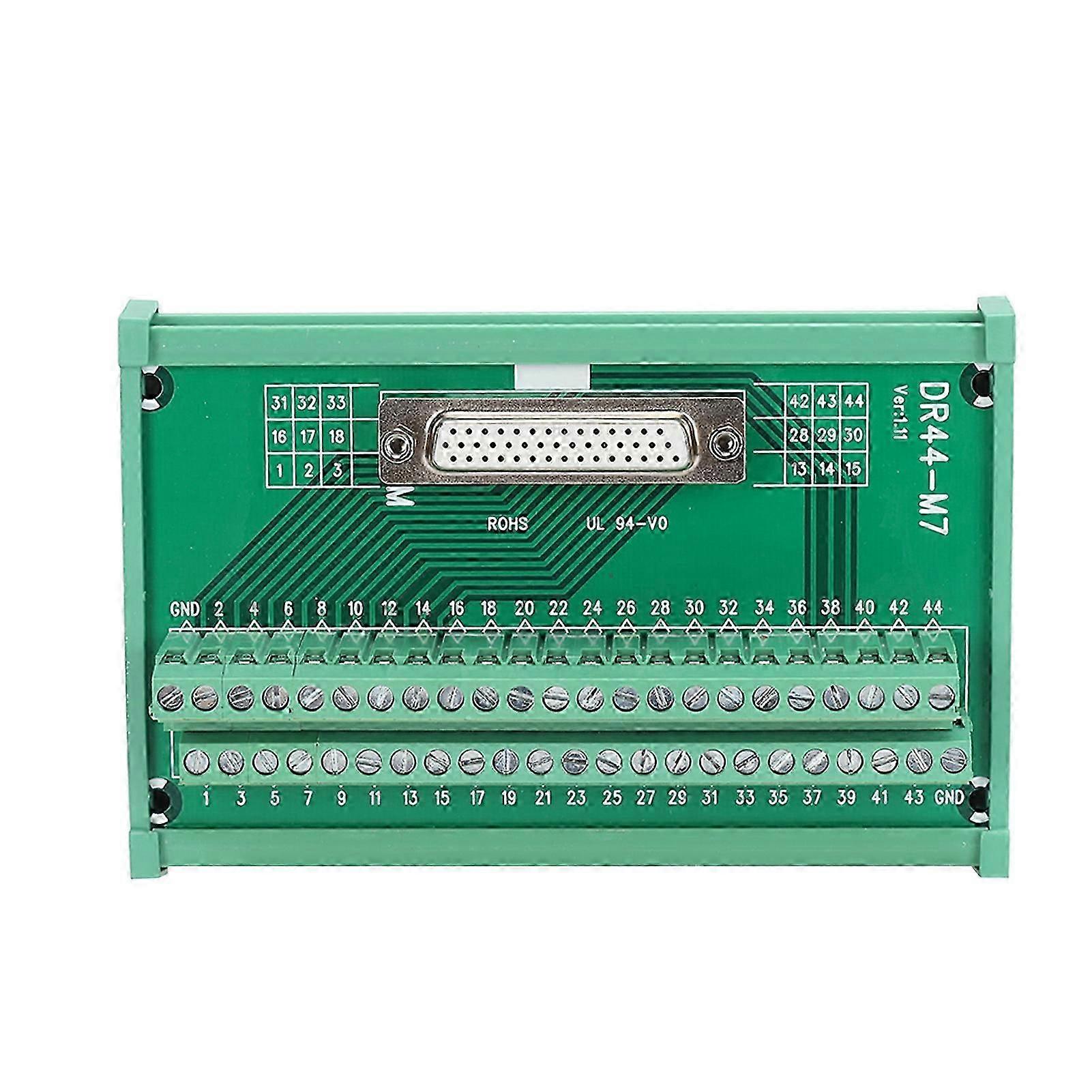 Terminal Block Female Header Interface Connector Break Out Board Module DC 60V DR44?M7