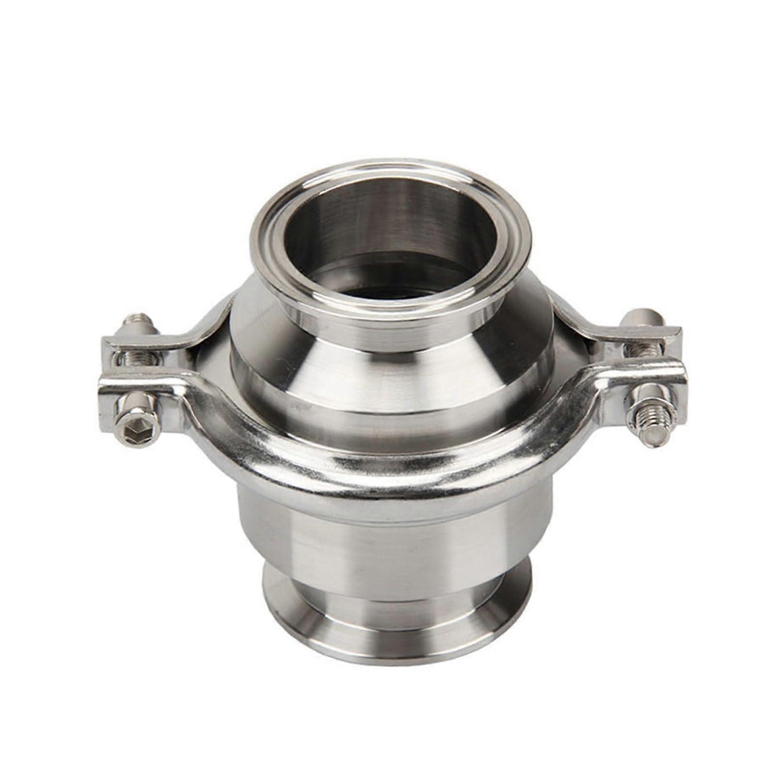 Tri Clamp Check Valve 304 Stainless Steel One Way Flow, Size Range 3/4 to 2.5 Inch, Ferrule 38mm