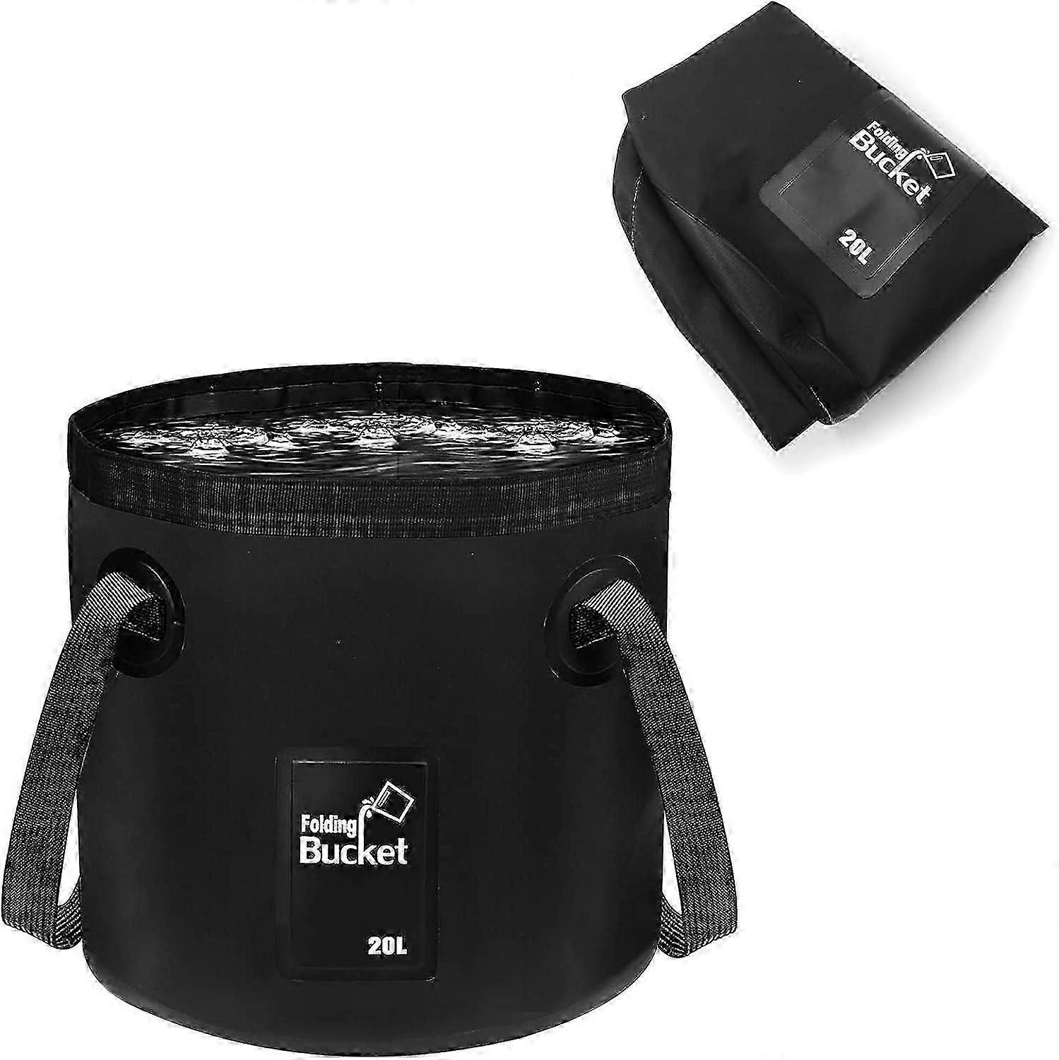 סל מים מתקפל 20 ליטר, כיור, מיכל מים מתקפל, לקמפינג, נסיעות ו