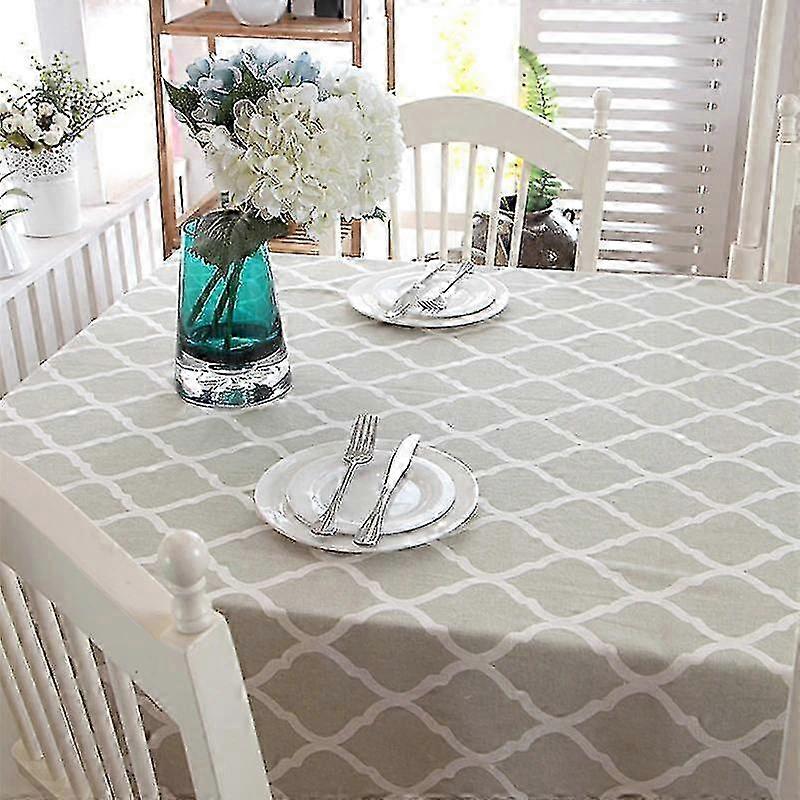 Tablecloths Plaid Printed Decorative Table Cloth Tablecloth For Kit...