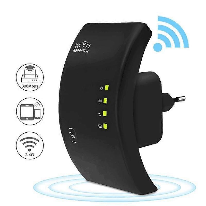 WiFi Repeater, Powerful WiFi Amplifier, 1 Ethernet Port, Coverage Area Up To 200 Square Meters