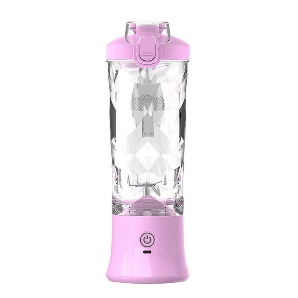 Portable Blender, 600ml Personal Juicer Machine, Mini Juice Machine USB Rechargeable, Compact & Leak-Proof