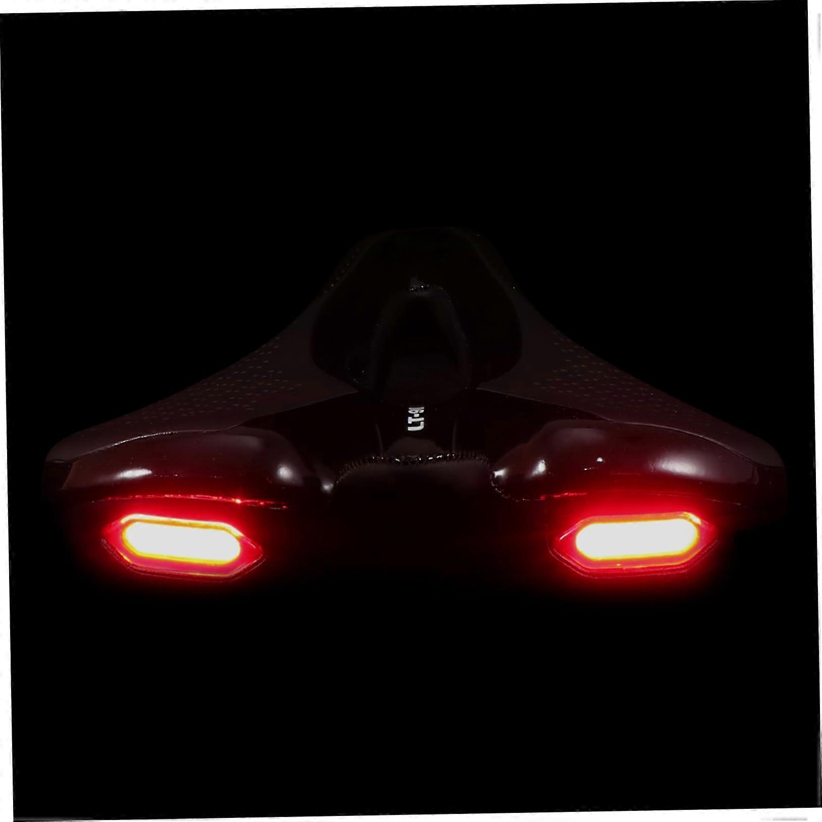 Bicycle Seat Extra Wide Padded Saddle for Bicycles and Tricycles Black Polyurethane with Phone Mount and Pannier Grips