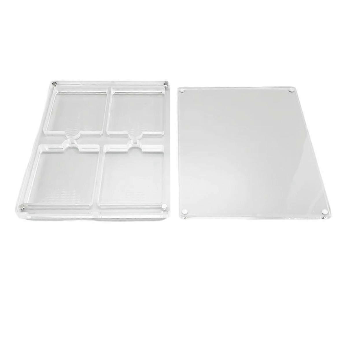 High transparency Acrylic Magnetic suction cover Games Storage Box