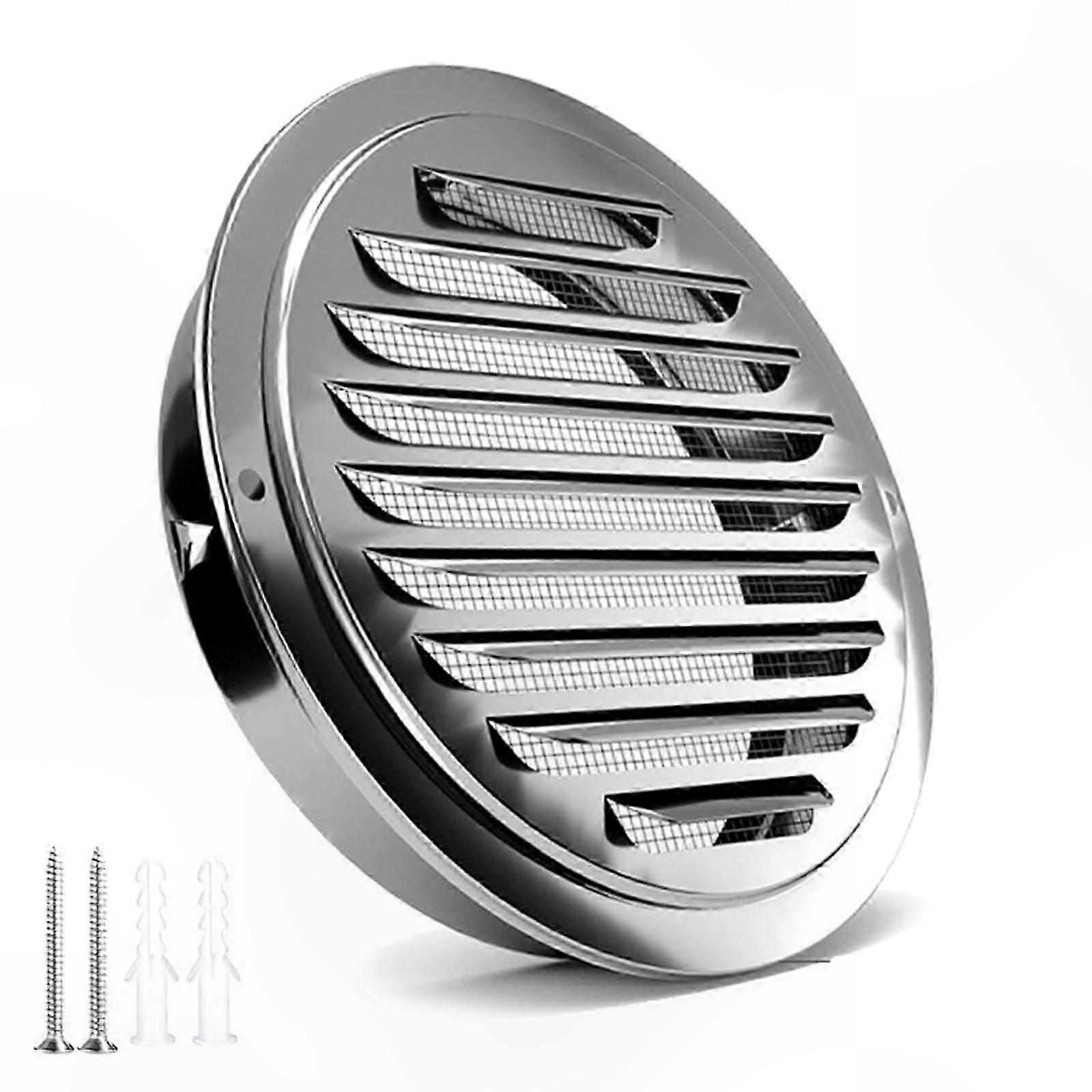 Durable Stainless Steel Round Wall Vent for Garages with Efficient Airflow and Stylish Design