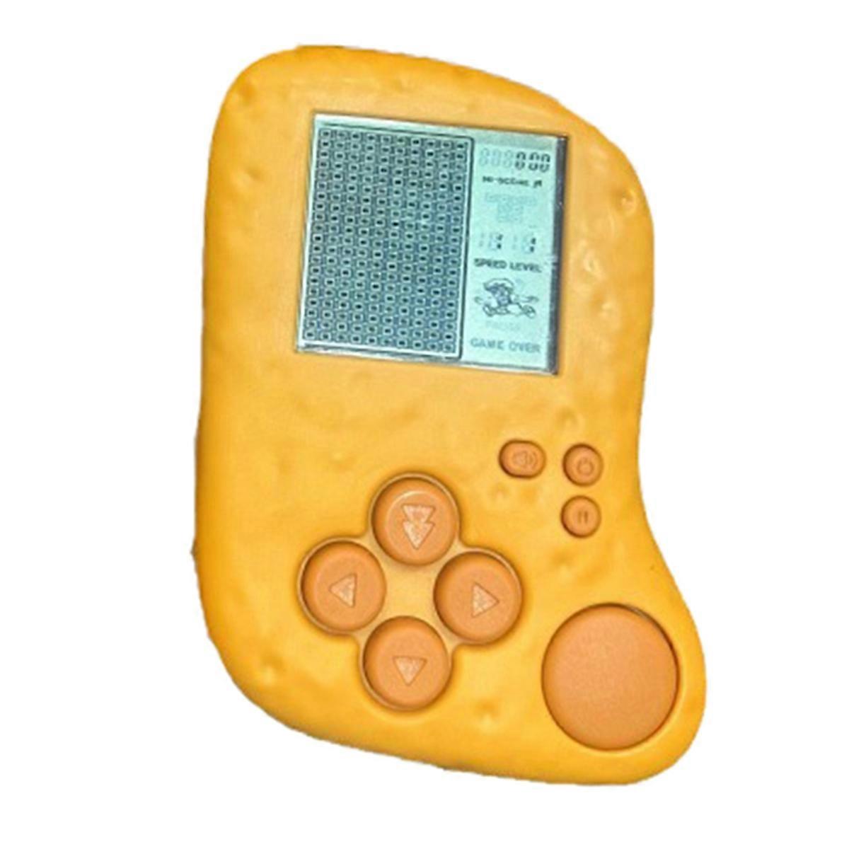 Cartoon Retro Mini Block Pocket Game Machine Children'S Day Puzzle and Stress Relief A Children Classic Gift