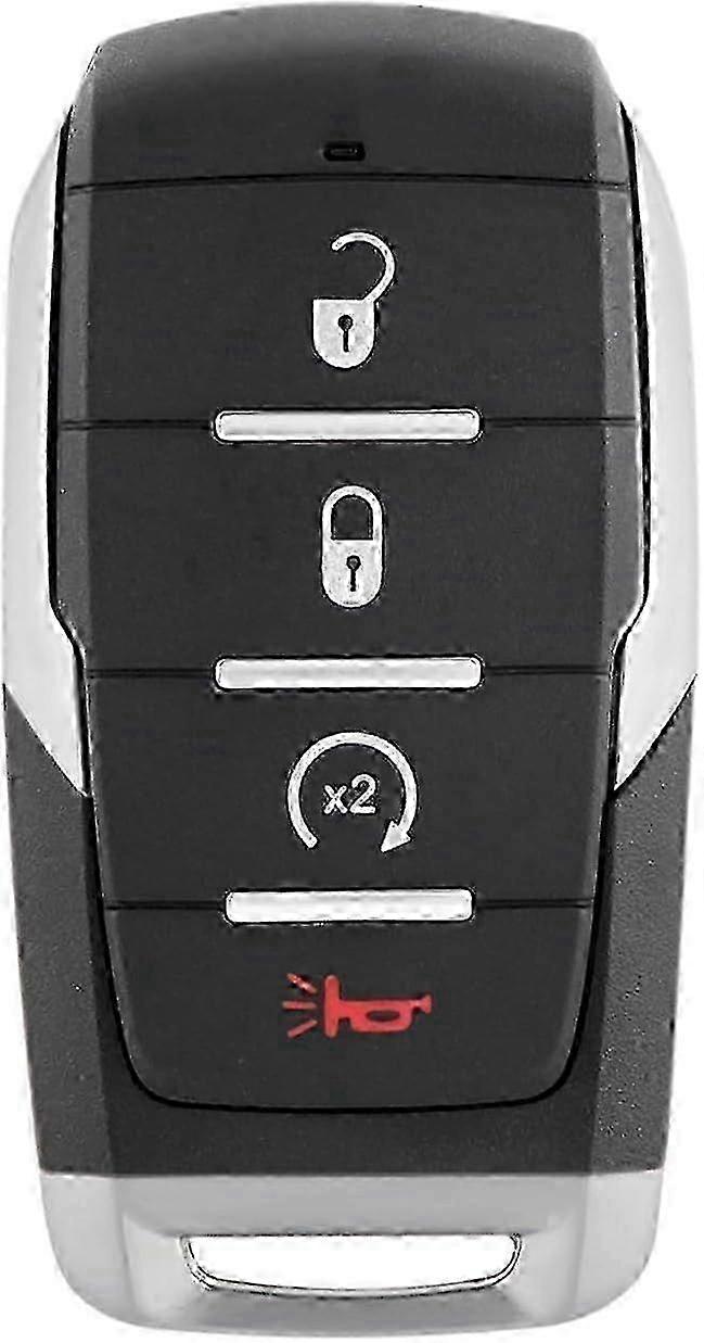 2025 4-Button Smart Key Fob for Dodge Ram 1500 (2019-2024), 433MHz, FCC ID: