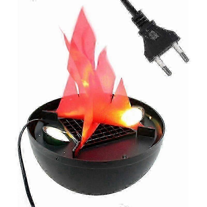 Led Artificial Flame Lamp 3w Artificial Silk Flame Led Stage Effect Light Simulated Flame Lamp Accessory For Halloween Christmas Indoor Party Decorati