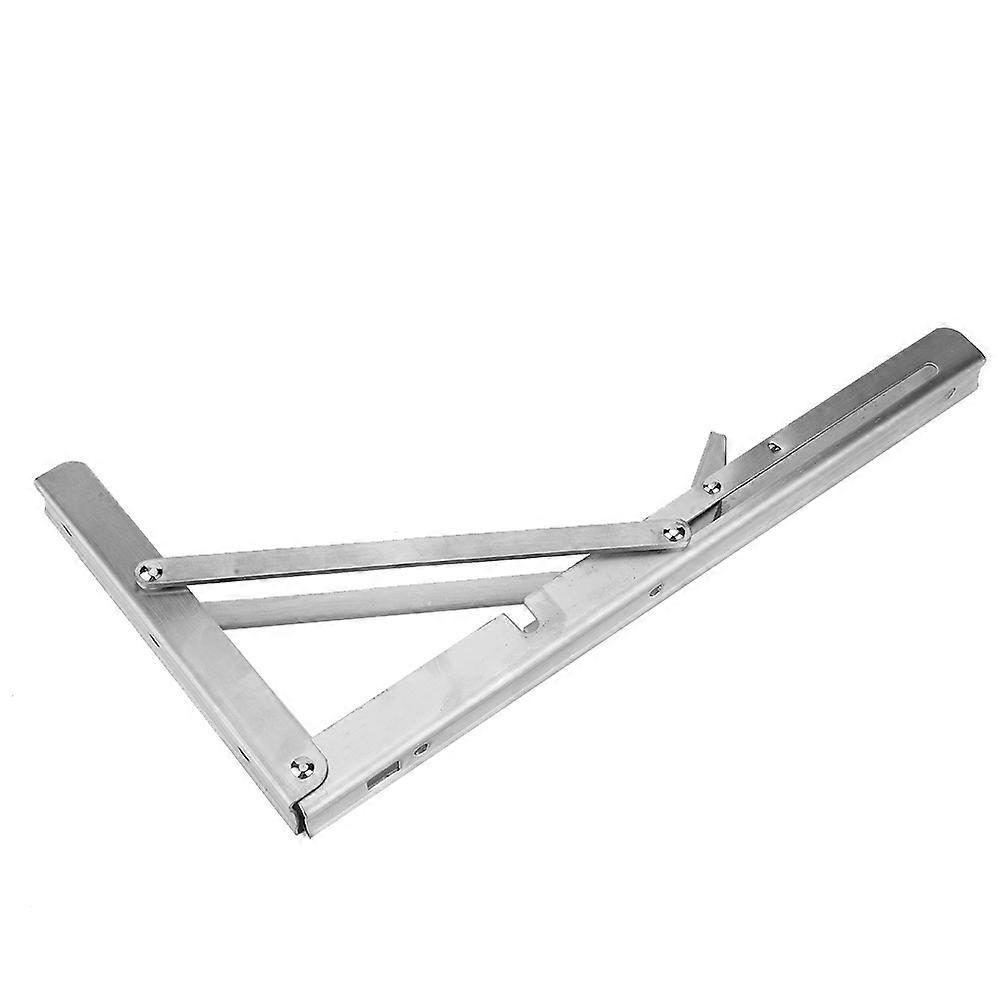 2 Pcs 12in Stainless Steel Triangular Brackets, 70kg Load Capacity