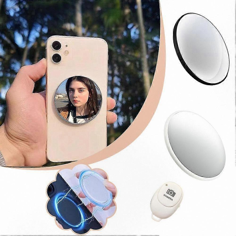 Magnetic Convex Mirror for Smartphone Photography and Selfie Enhancement Tool