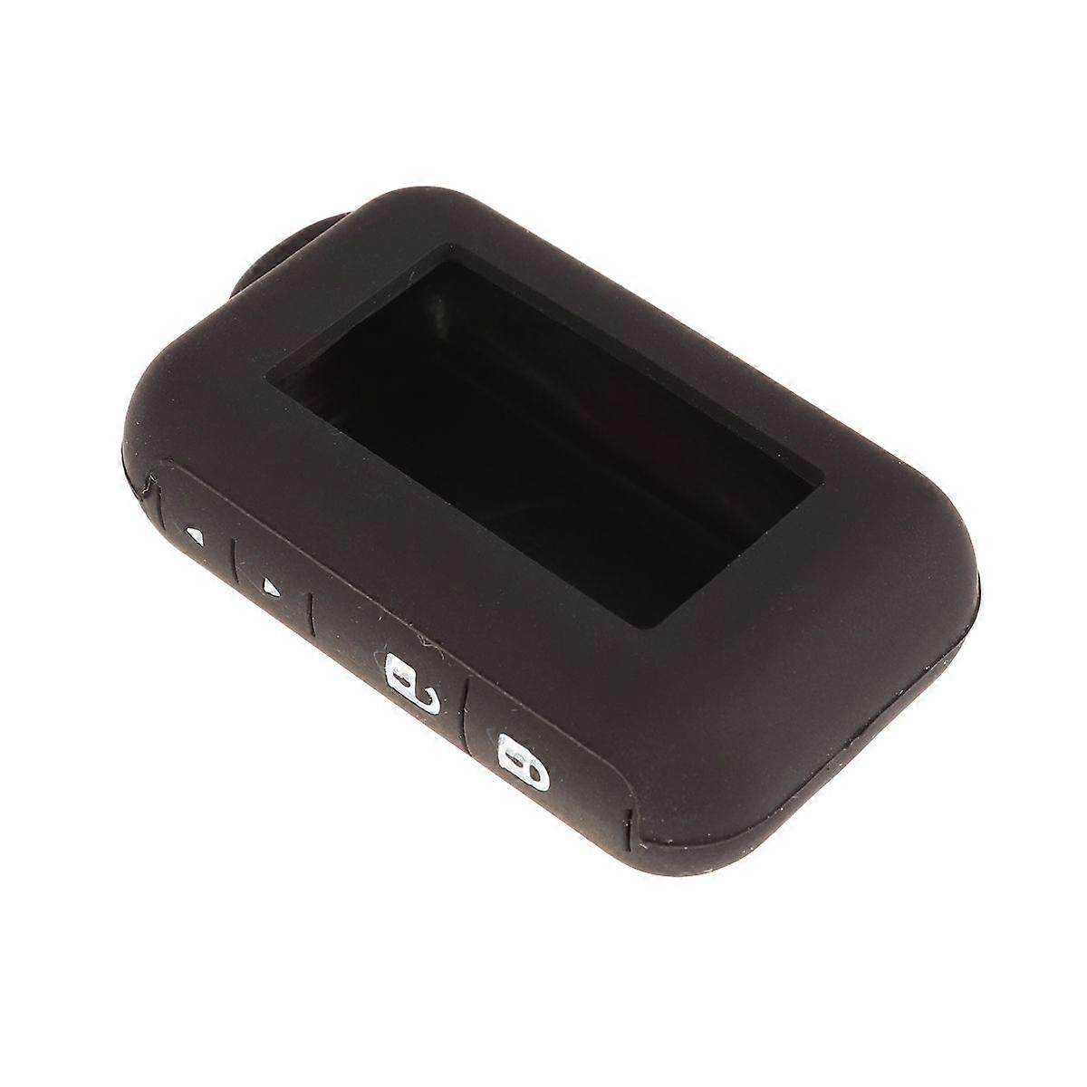 Silicone Car Remote Shell Cover Anti-theft Auto Alarm Key Case for Starline E90 E91 E60 E61 (Black)