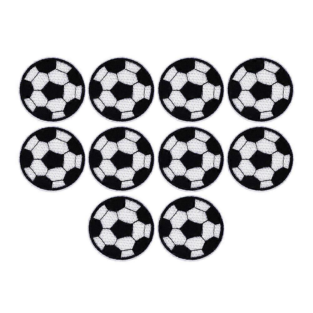 Soccer Fabric Patch Fabric Soccer Patches for Repairing 10Pcs