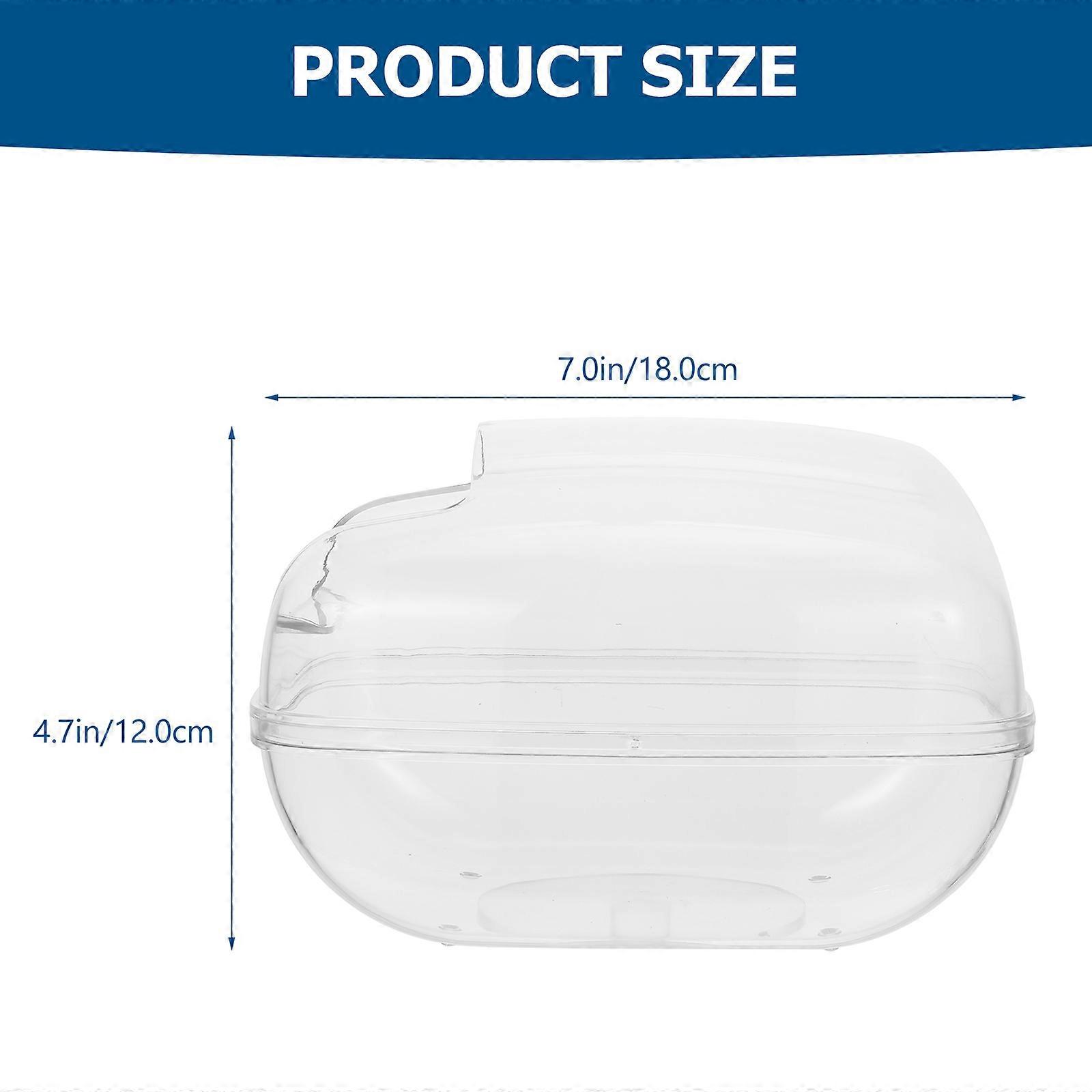 Hamster Sandbath Bathtub Μικρά ζώα που λούζονται μπλε πλαστικά υλικά που χρησιμοποιούνται 1 σετ