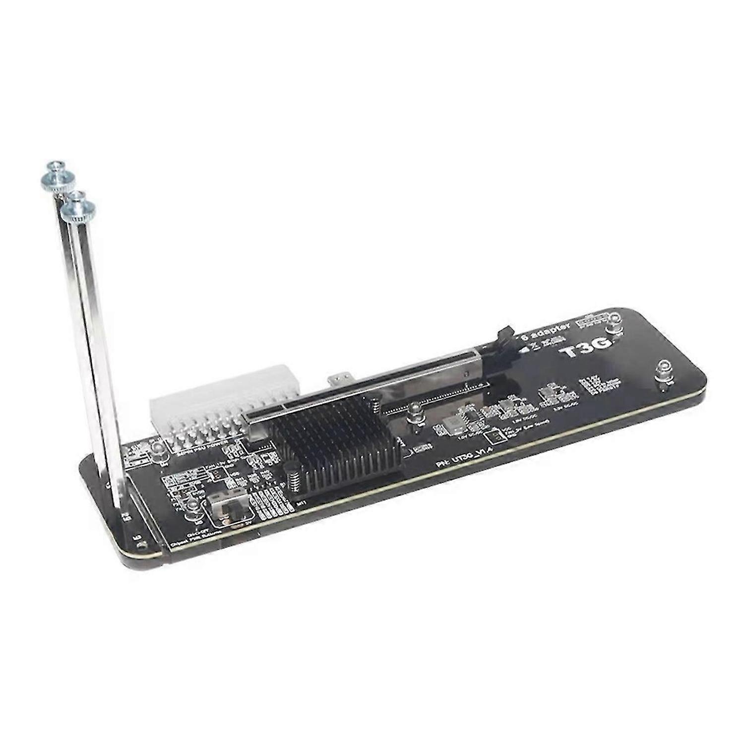 UT3G External Graphics Card USB4 to PCIe 4.0 X16 EGPU Adapter for 3/4 for NUC ITX Notebook Laptop PC