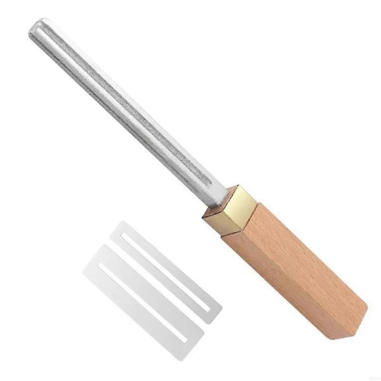 Guitar Fret File Set,4-Edge Tool for Narrow,Medium,Wide Frets,Includes 2 Fingerboard Protectors,Guit