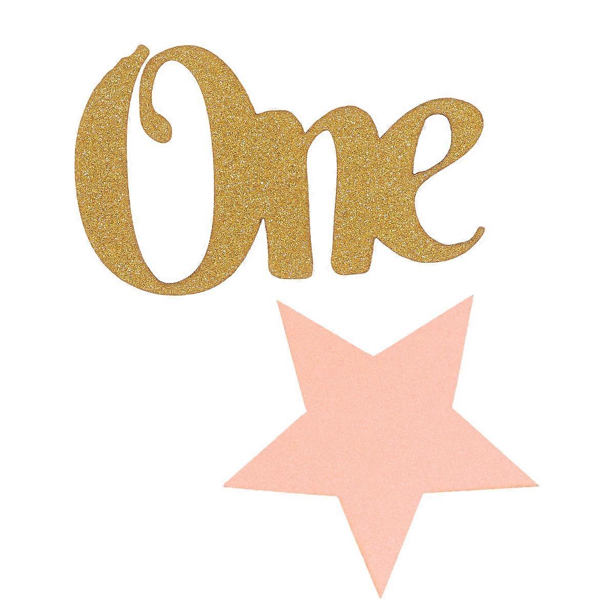 Five-Pointed Star Paper Confetti for Birthday Party with 100Pcs Unique Shapes