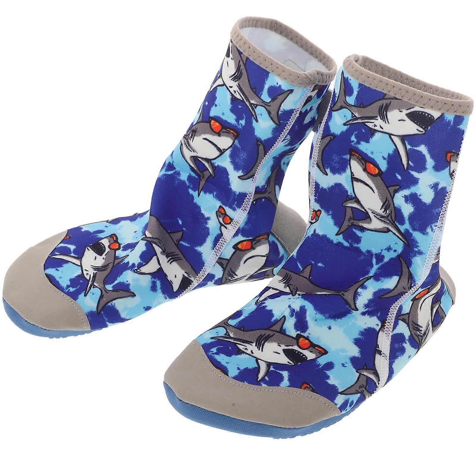 Water Socks Kids Quick-Dry Non-Slip Shoes for Swimming 1Pair