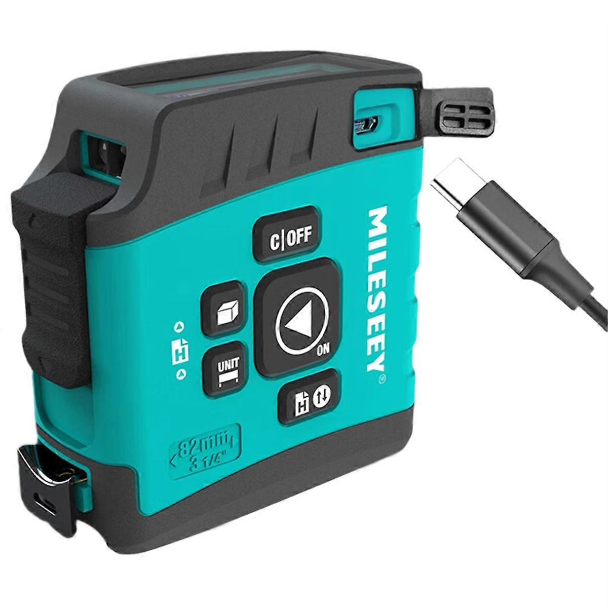 Portable Laser Distance Meter Laser Rangefinder High- Digital Laser Tape Range Finder Measure Tool