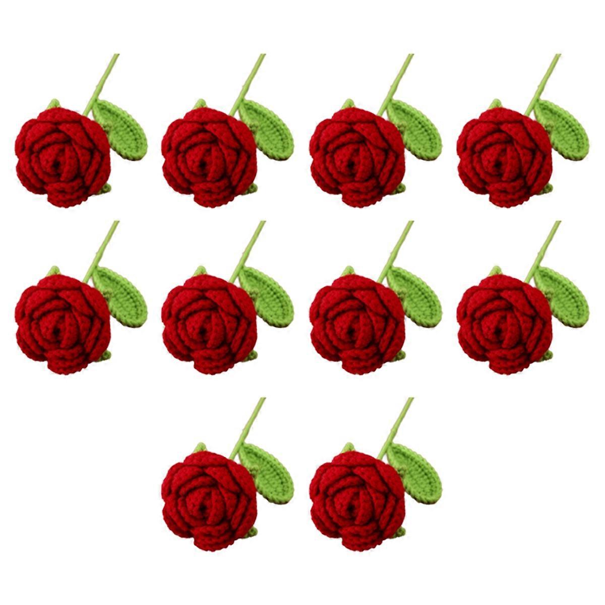 Handmade knitted rose ,A