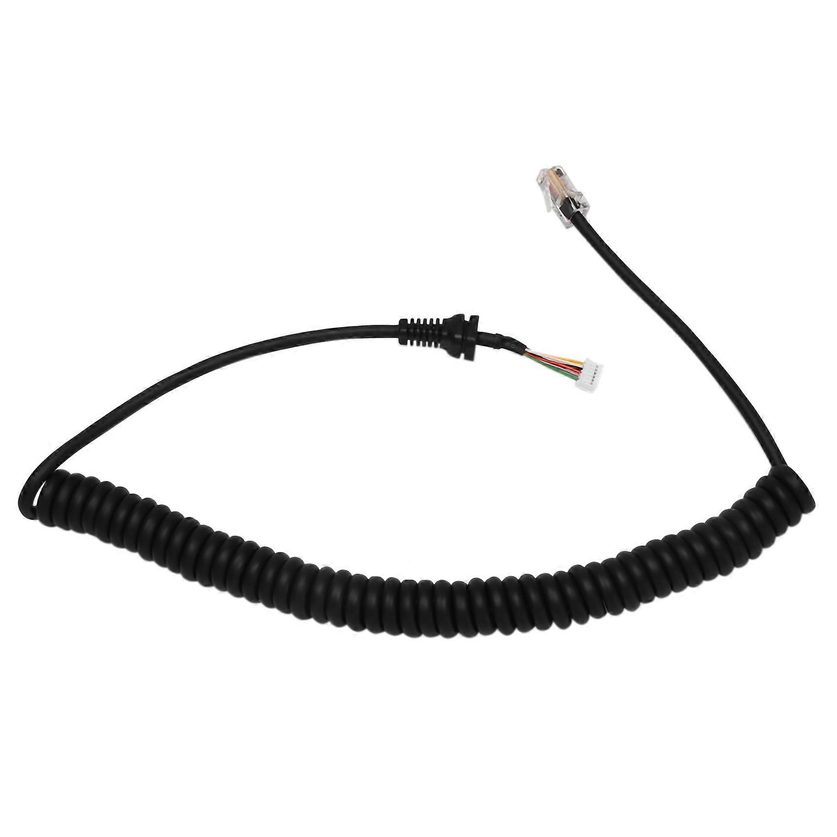 4X Replacement Microphones Mic Cable Cord Wire for -48A6J FT-7800 FT-8800 FT-8900 FT-7100M FT-2800M